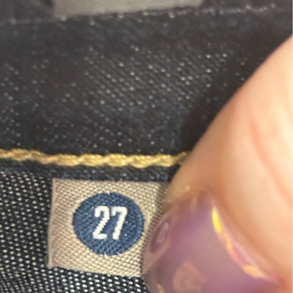 Citizens Of Humanity Ava Jeans Womens 27 Low Rise Straight Leg Dark Blue Wash - Picture 6 of 13